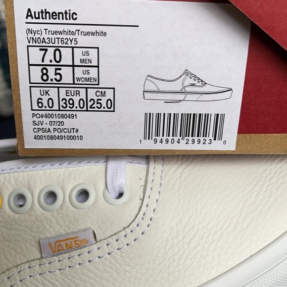 Vans Authentic NYC True White/True White WMNS - Picture 16 of 16